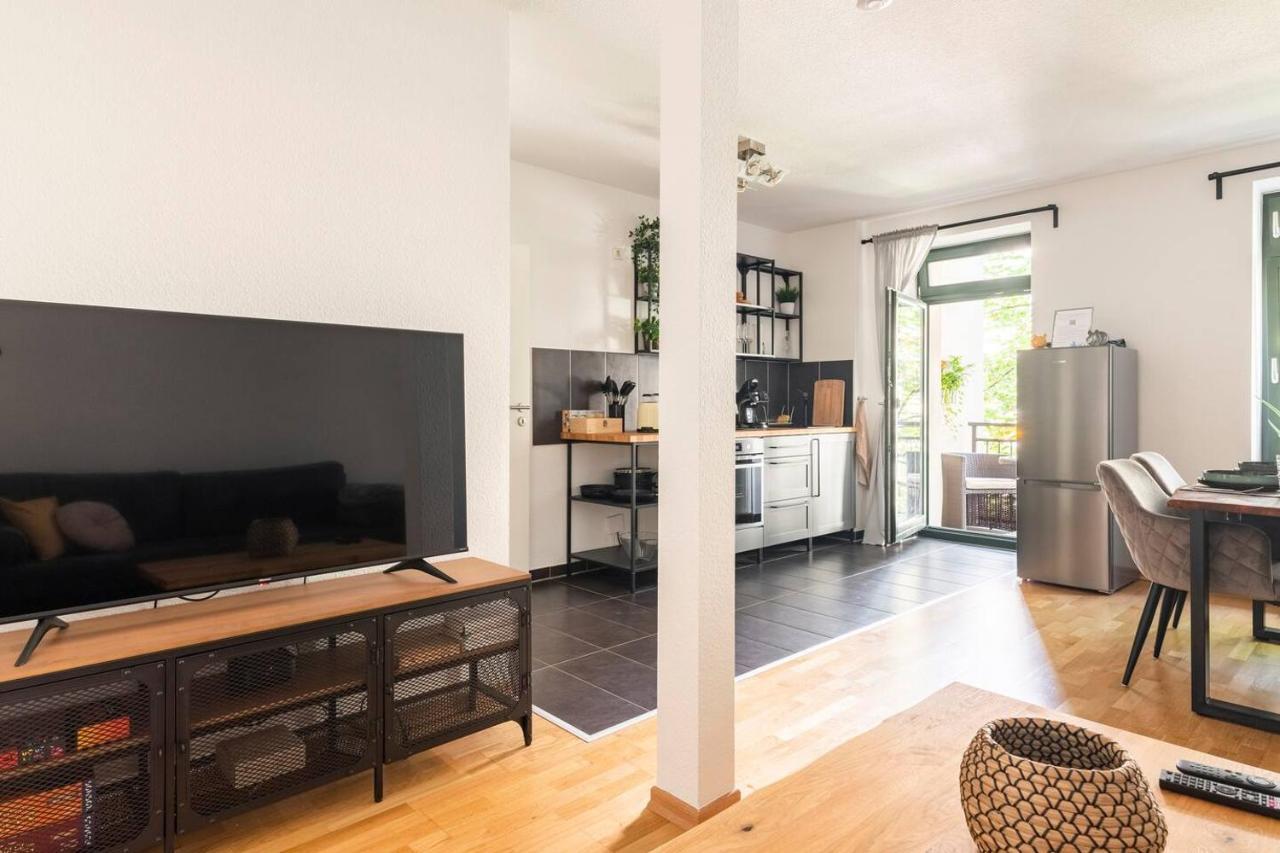 Super Zentrale, Gemutliche Wohnung Mit Balkon Lipsia Esterno foto