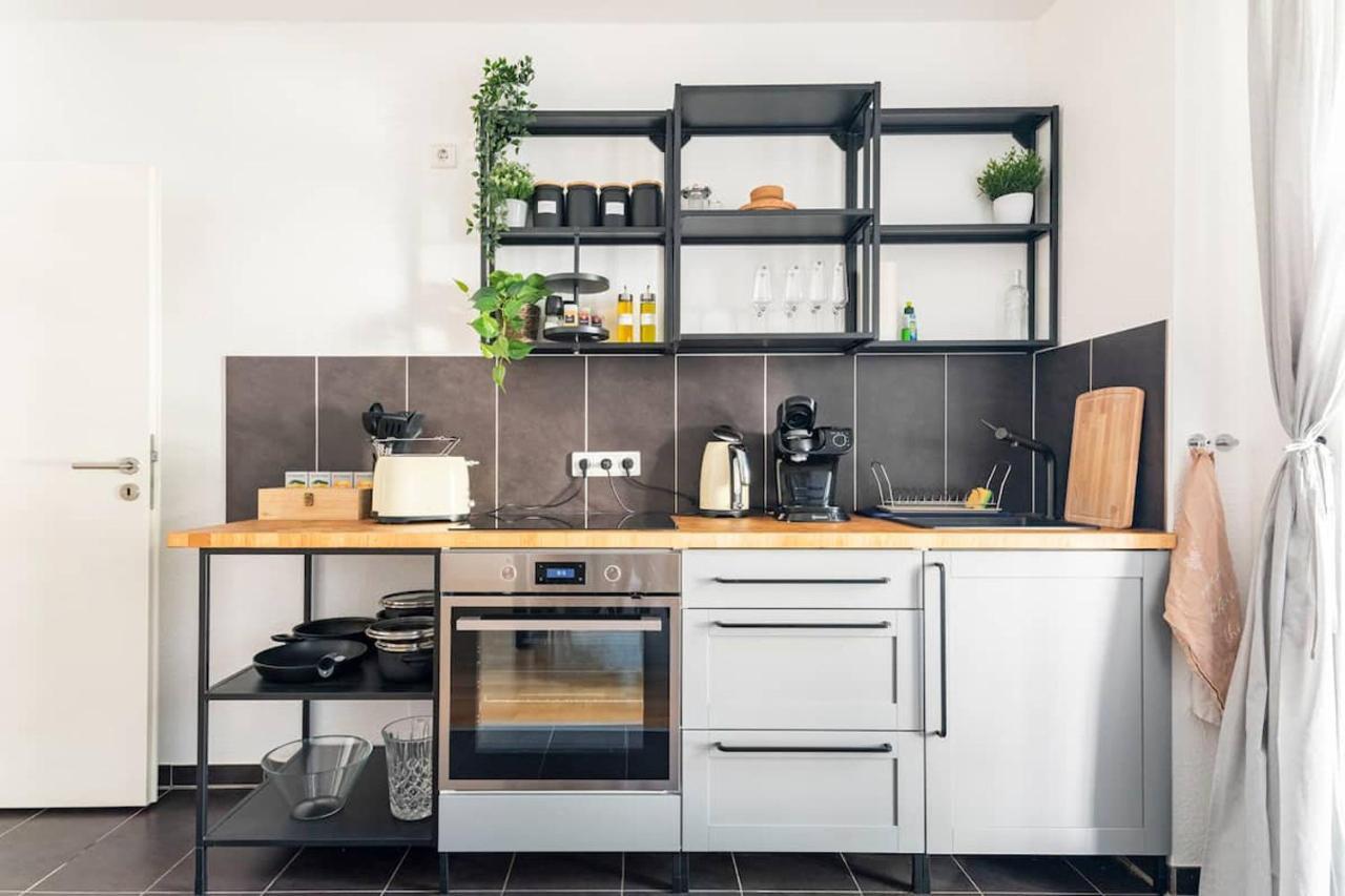 Super Zentrale, Gemutliche Wohnung Mit Balkon Lipsia Esterno foto